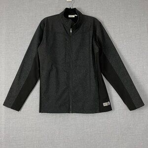 Landway Jacket Soft Shell Fleece Lining Zip Up Sz XL Cape Breton NS patch